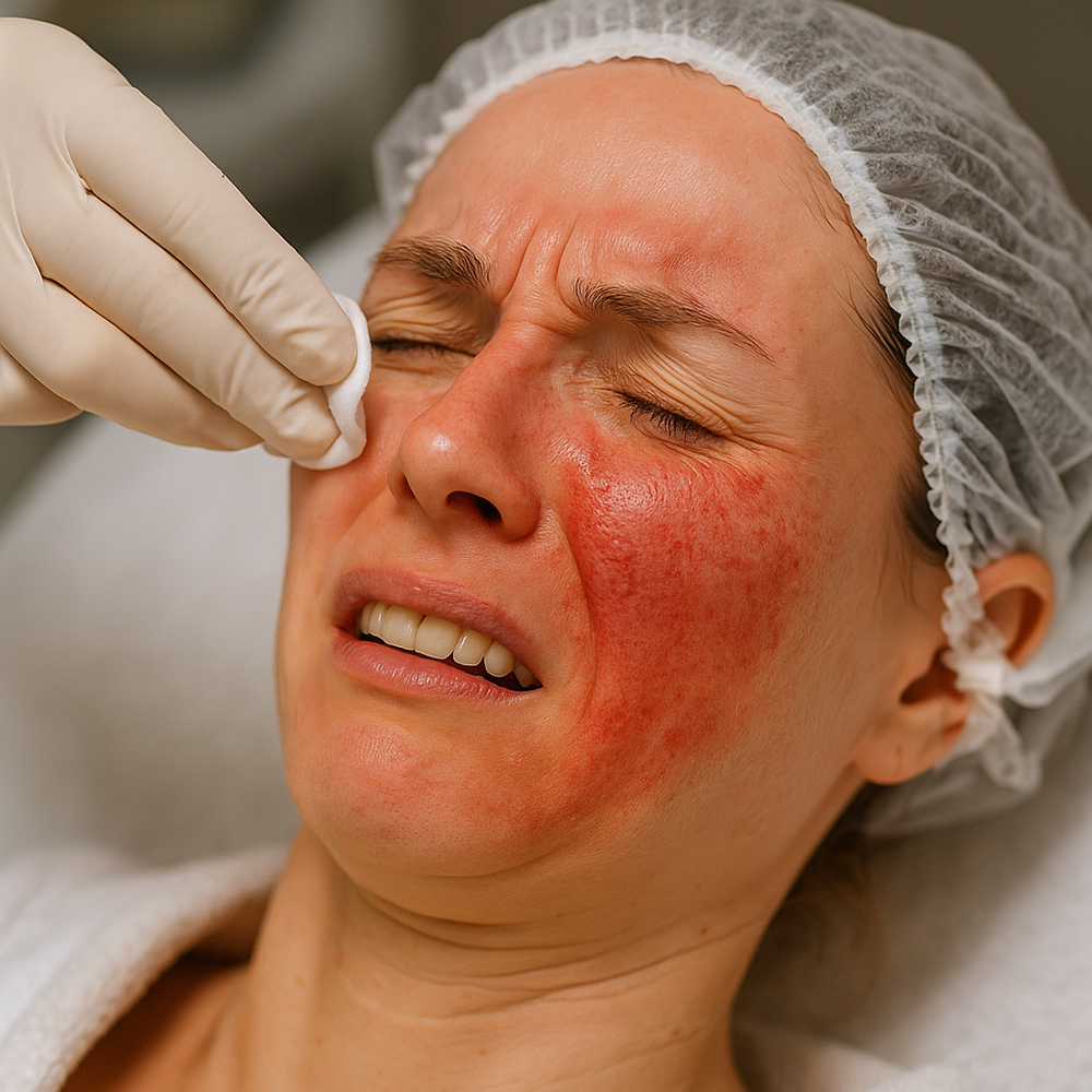 <p>Why Choose RizeGlow Over Harsh Peels?</p>